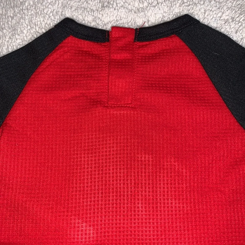 NWT Nike Baby 6M Bodysuit Onesie Football Red Black